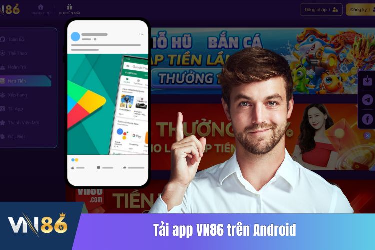 Tải app VN86 trên Android