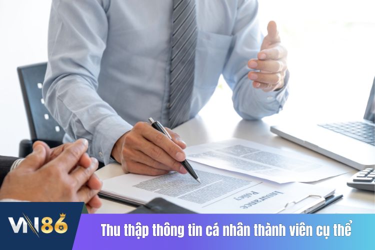 Thu thập thông tin cá nhân thành viên cụ thể